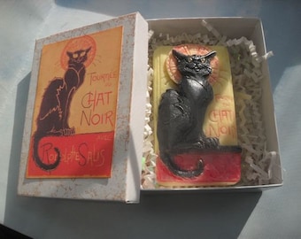 Chat Noir Black Cat Soap