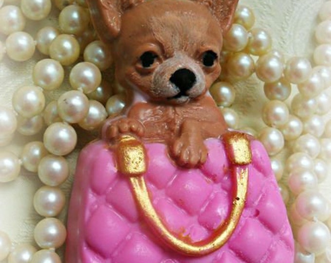 Featured listing image: Bruiser Handcrafted Soap Chihuahua Soap Pet Soap