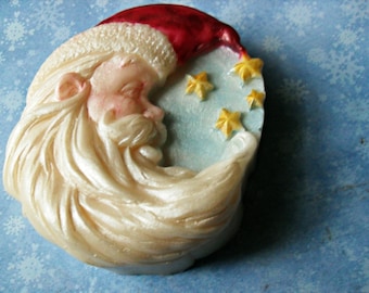 Starlight Santa Handcrafted Hand Painted Soap