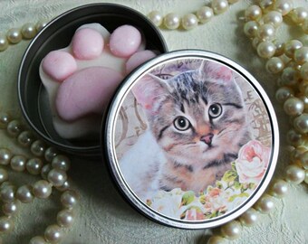 Paw Print Soap