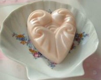 Ruffled Heart Handcrafted Soap