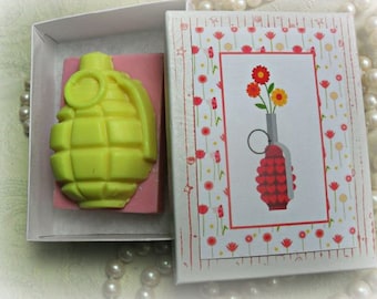 F Is for Flowerbomb Soap F Bomb Soap Grenade Soap