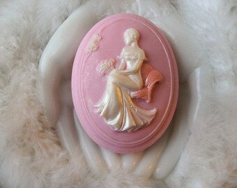 Handcrafted Aloe Soap  Pink Chiffon Soap Jean Cameo
