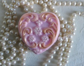 Filigree Heart Handcrafted Soap