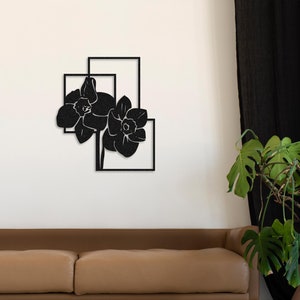 Metal Flower Wall Art | Floral Metal Wall Art | Metal Wall Decor | Outdoor Dècor | Metal Wall Hangings | Metal Flower Decor | Flower Sign