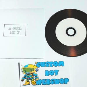 Niestandardowe płyty kompaktowe CD: grawerowanie płyt CD, cyfrowy projekt winylu, niestandardowe białe tekturowe etui, album muzyczny, kompilacja muzyczna