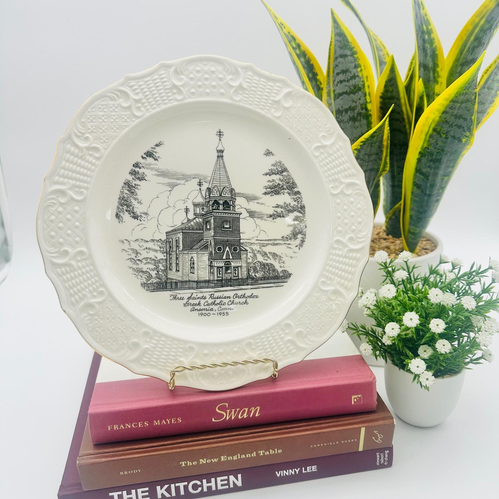 Vintage Church Plates - Etsy
