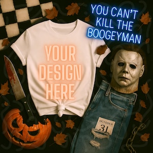 Boogeyman Halloween T-shirt Mockup