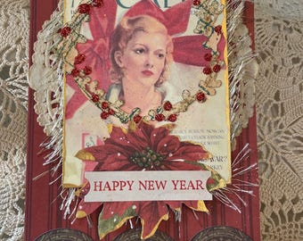 Happy New Year Greeting Card
