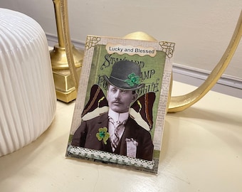 Male Irish Card - Masculine St. Patrick's Day Card - Vintage-style St. Patrick's Day Card - Irish Card - St. Patrick's Card