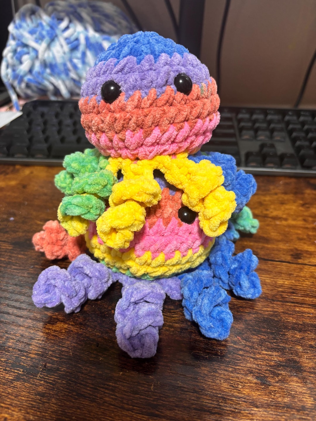 Crochet Octopus Plush | Mini & Full Size | Handmade Plush Toy | Soft ...