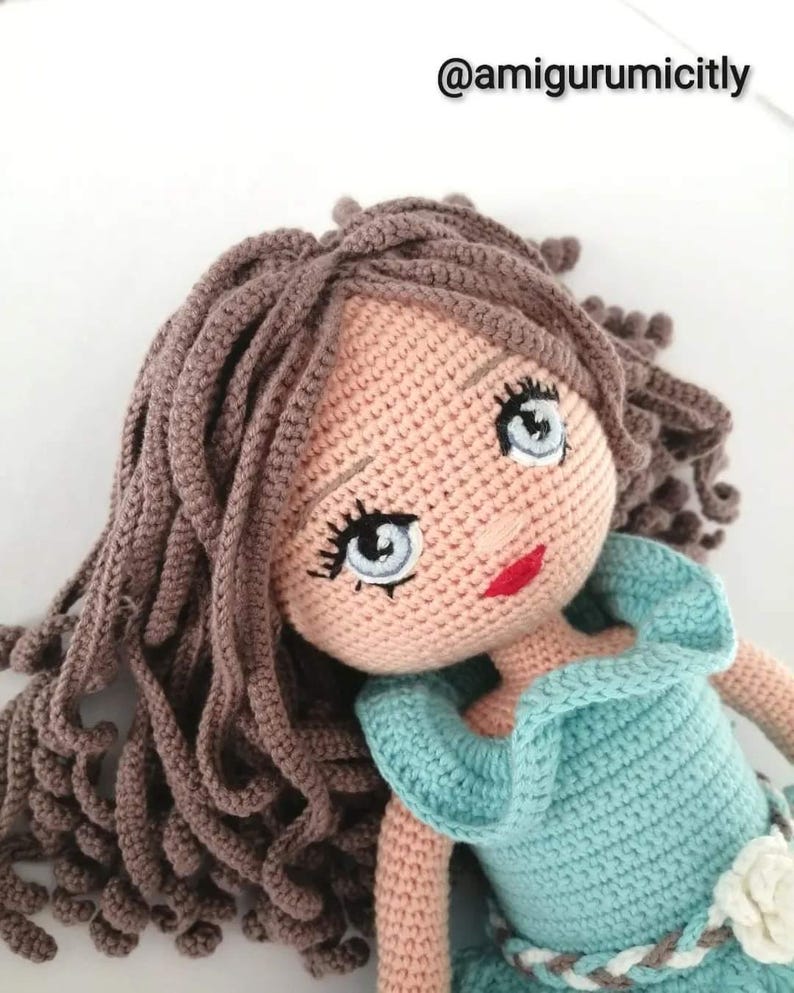 Amigurumi Doll Amigurumi Toys Crochet Doll Cute Doll 40 Cm Etsy