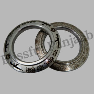 Sikh Kada, Sarbloh Heavy Kada, Nirbau Nirvair, Sikh Kakar, Kakkar, Unisex iron Bracelet, Sikh Gift Items,