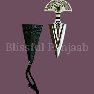 Katar Necklace, Sikh Shastar, Sarbloh Sikh blade, Khanjar, kamani katar, Sikh gift items,