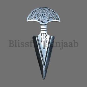 Katar Necklace, Sikh Shastar, Sarbloh Sikh blade, Khanjar, kamani katar, Sikh gift items,