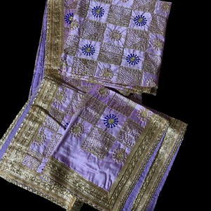 Sundar Rumala saab, Guru Granth Sahib Ji Rumala Sahib Double Set with 2 Palkan with lining, Sikh Gift Items