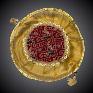 Lap Cover Set of 2 piece, Wedding Accessories, Bride & Groom Shagun, Shagun Drawstring Bags, Wedding, Indian Wedding items,
