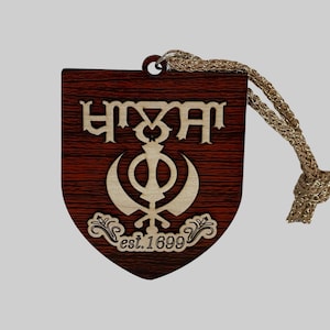 Khanda Car Hanging, Khalsa, Sikh Car Hanging Ornaments, Sikh Gift items