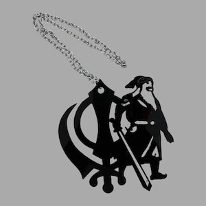 Khanda Baba Deep SIngh ji Car Hanging, Sikh Car Hanging Ornaments, Sikh Gift items