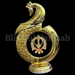 Khanda Dashboard Idol, Sikh Car decor, Sikh Car Accessories, Sikh Gift items,