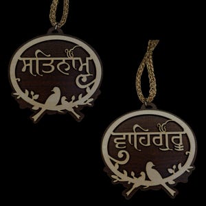 Satnam Waheguru Car Hanging, Sikh Car Hanging Ornaments, Sikh Gift items