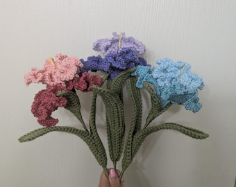 Crochet Iris Flower