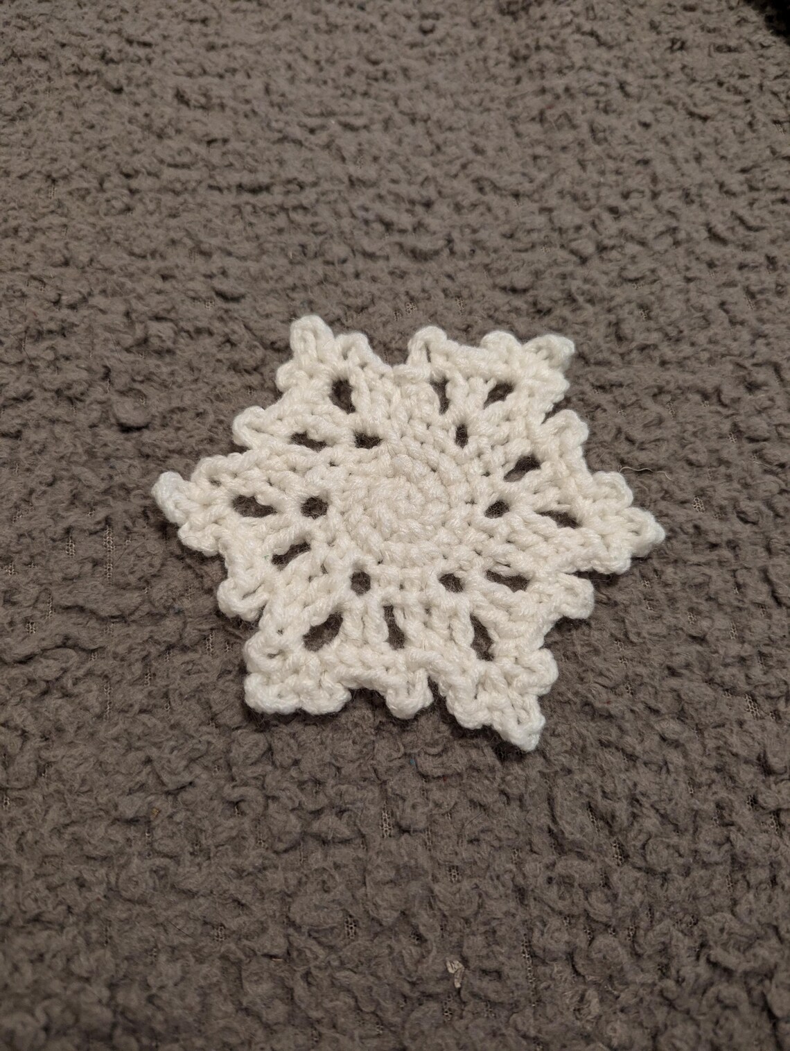 Crochet Snowflake Coasters - Etsy