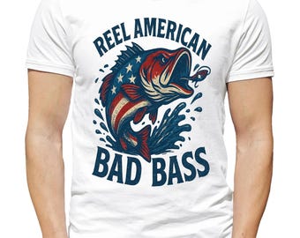 Reel American Bad Bass | T-Shirt | Father's Day