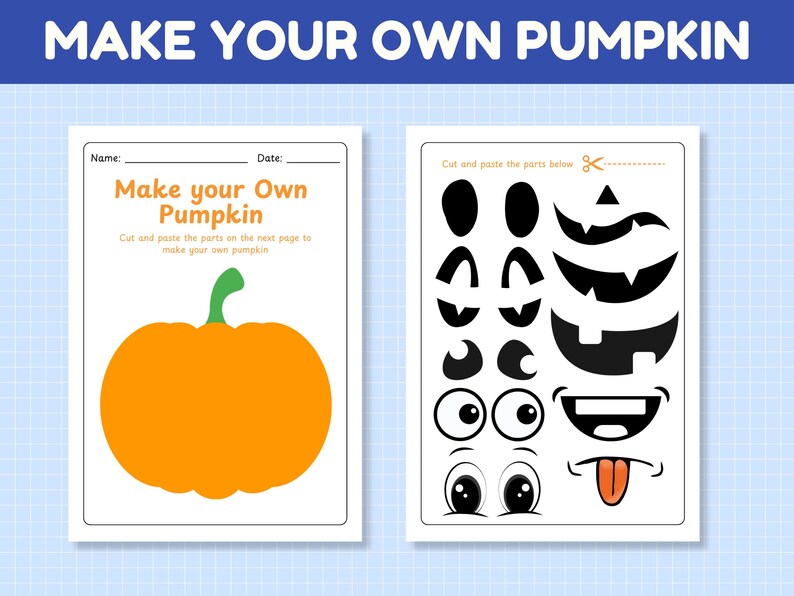 Halloween Preschool Activity Worksheets Printable Prek Workbook