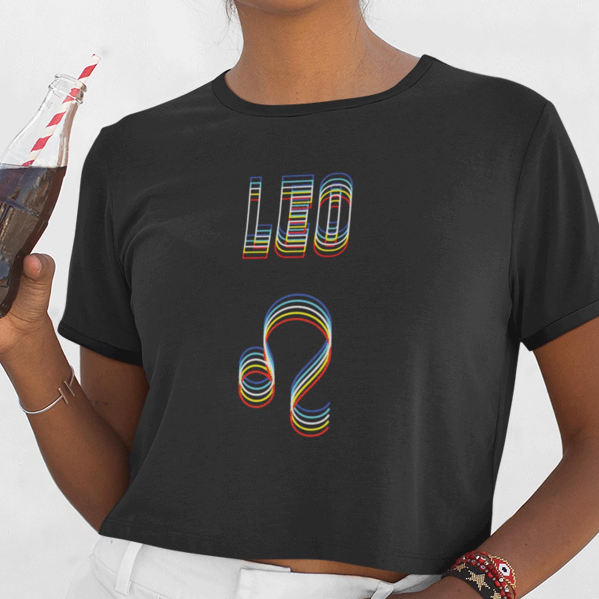 Crop Top LA Hearts Motif Astrologie/Zodiaque - Taille M - Gris - Neuf Sans étiquettes