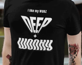 Chemise Dubstep Rave : tenue de festival de musique deep & Wonky Bass