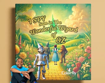 Personalized Wizard of Oz I Spy Book: Custom Search-and-Find Adventure