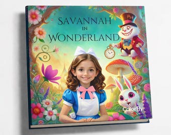 Personalized Alice in Wonderland Book: Custom Storybook Gift