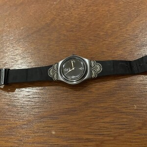 Vintage art-decostaal Les Années Folles 1930 YLM1000 horloge afbeelding 3