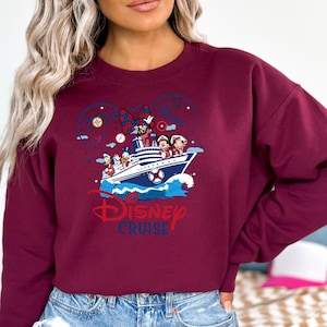 Felpa Disney Cruise 2025, Felpa Disney Vacation, Felpa con cappuccio da crociera, Regalo Disney Cruise, Felpa con cappuccio Disney Cruise, Maglione da crociera per famiglie
