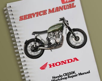 Honda CB550K Service Verkstad Reparationsmanual