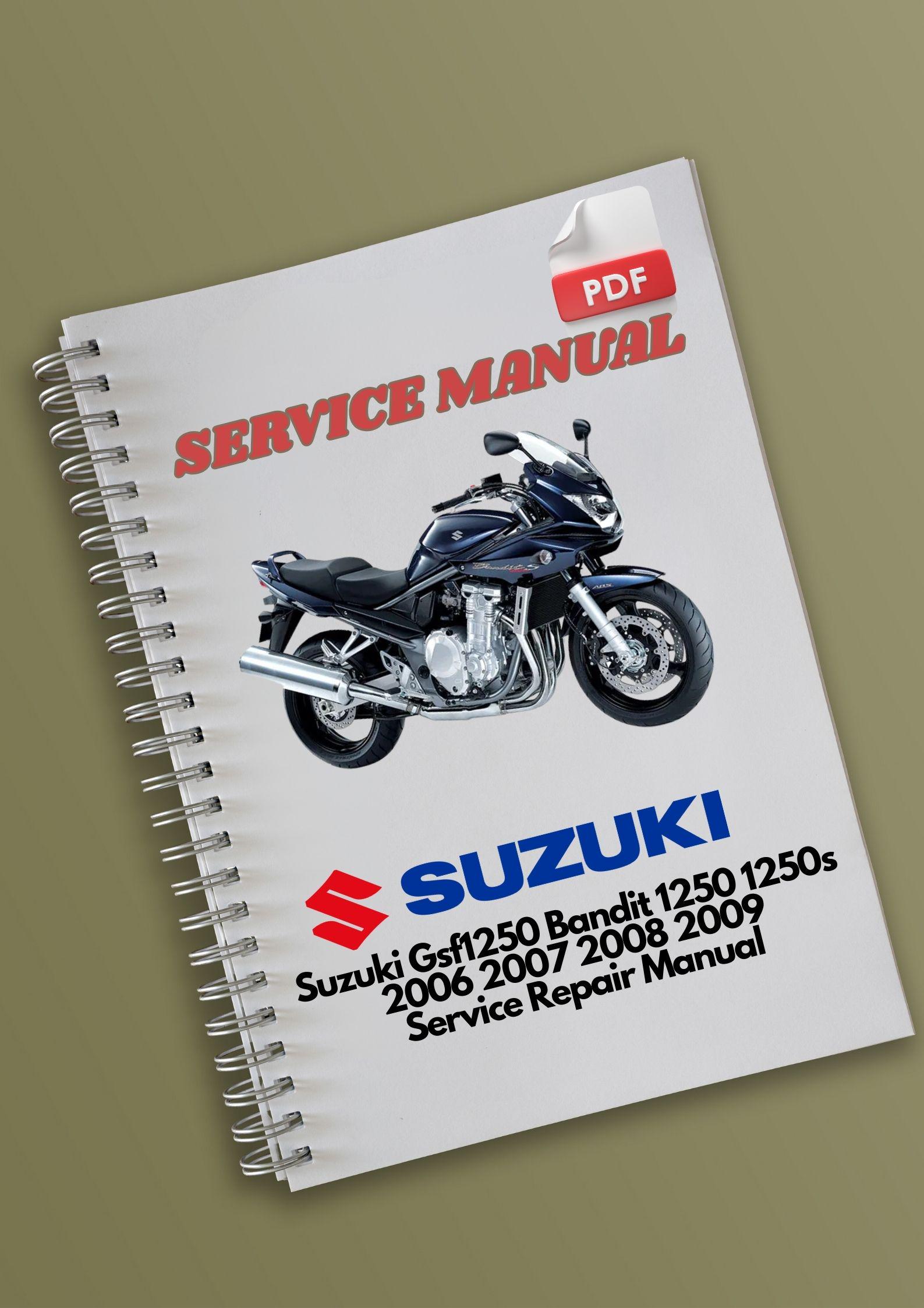 Suzuki Gsf1250 Bandit 1250 1250s 2006 2007 2008 2009 Service