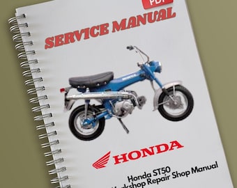 Honda ST50 Service Workshop Repair Shop Manual