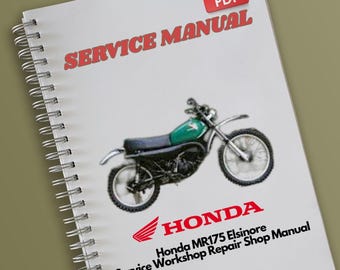 HONON MR175 Elsinore Service Werkstatt Handbuch Reparatur Shop