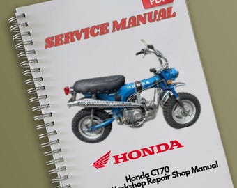 Honda CT70-servicewerkplaatsreparatiewerkplaatshandleiding