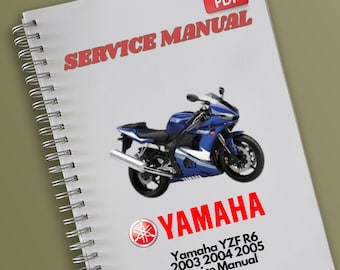 Yamaha YZF-R6 RJ11 2006 - 2007 PDF Service Manual Repair