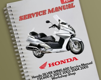 Honda SILVER WING 600 Servicehandbok FSC600 A 2002 2003 2004 2005 Verkstad