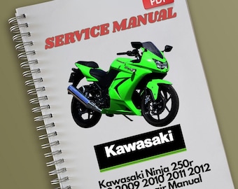 Kawasaki Ninja 250R サービスマニュアル 2008年式 2008-2012 Kawasaki Ninja 250R Cyclepedia Printed Motorcycle