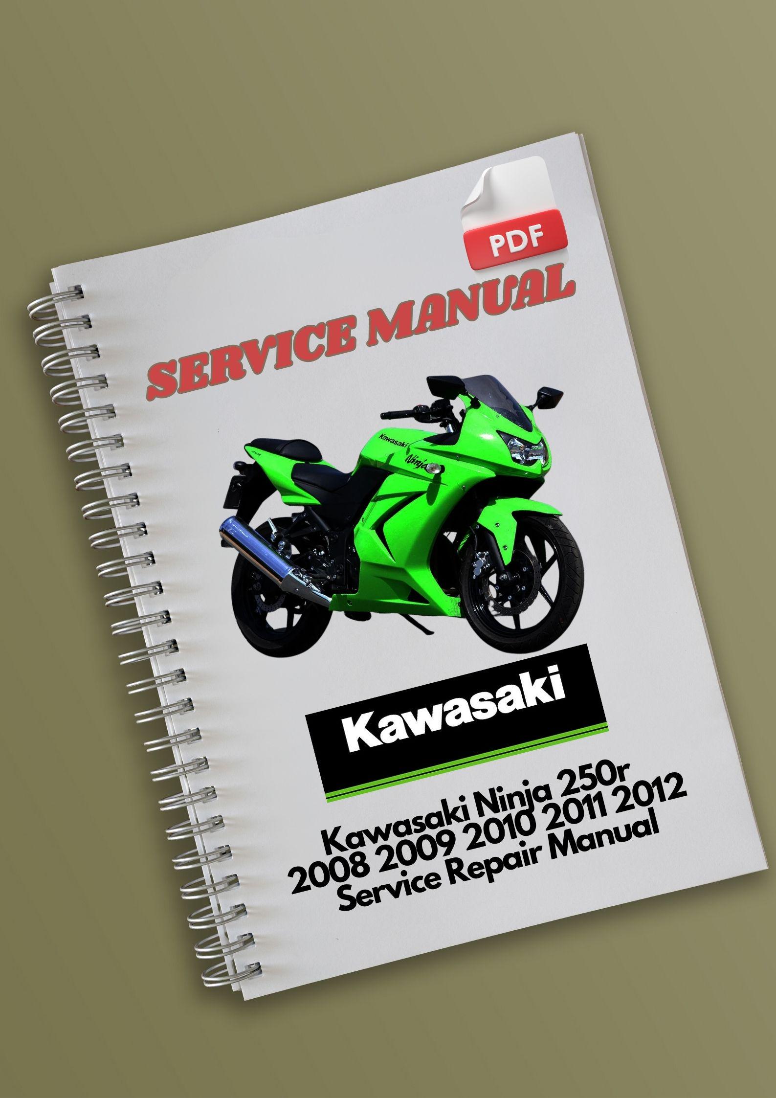 Kawasaki Ninja 250r 2008 2009 2010 2011 2012 Service Repair Manual