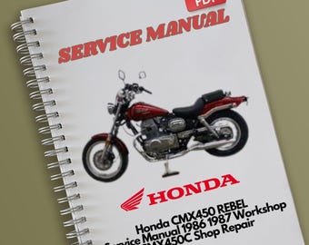 Honda CMX250 サービスマニュアル 2版 Workshop manual for Honda CMX250 Rebel added - Honda 4-stroke.net