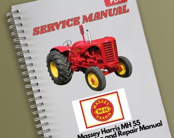 Manuale di assistenza e riparazione del trattore Massey Harris MH 55