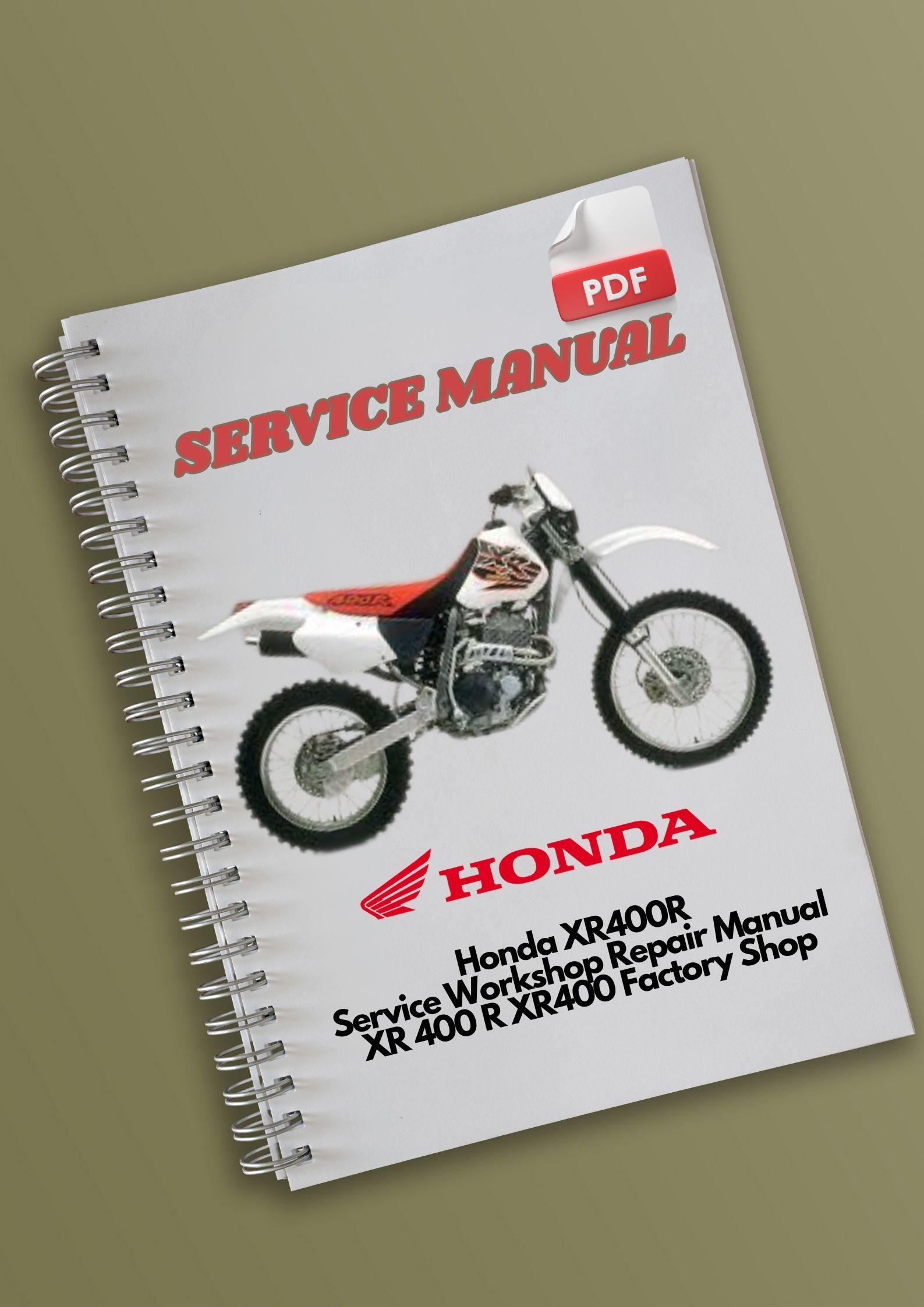 Honda XR400R Service Workshop Repair Manual XR 400 R XR400 Factory