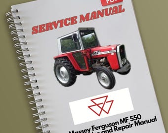 Massey Ferguson MF 550 Tractor Service and Repair Manual