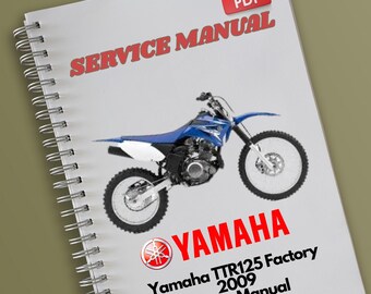 Yamaha TTR125 Factory 2009 Service Manual