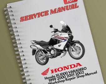 Honda XL1000 VARADERO 1999 2000 2001 2002 Service Workshop Repair Shop Manual